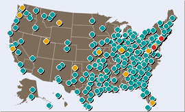 Click to find court documents via map Map of FOIA Court Cases